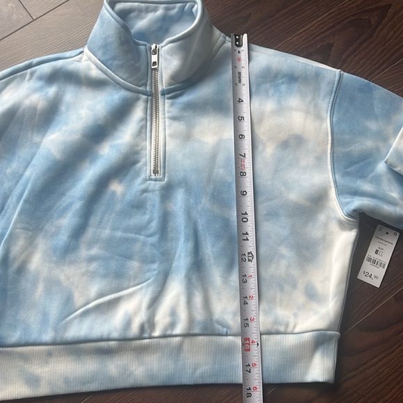 Ardene Tie-Dye Relaxed Mock Neck Fleece S - Picture 10 of 10